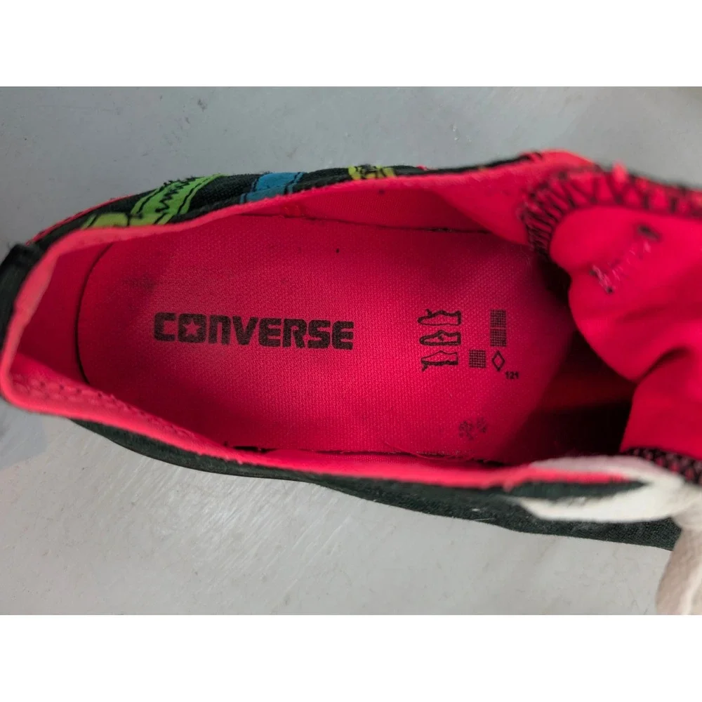Converse Chuck Taylor All Star Low Top Sneakers 531739F Women's 11‎ Neon Stripes